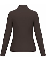 Kariban K 244 Dámske polo s dlhým rukávom z piké 20.K244 čokoládová Kariban K 244 Dámske polo s dlhým rukávom z piké 20.K244 čokoládová