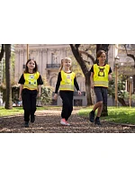 Korntex FUN Detská bezpečnostná vesta 76.FUNY hi vis yellow/lion Korntex FUN Detská bezpečnostná vesta 76.FUNY hi vis yellow/lion