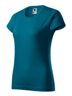 Základné dámske tričko petrol