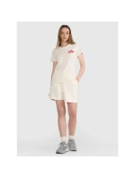 Dámske tričko s potlačou 4F 4FRSS25TTSHF2693-11S