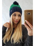 Paris fleecová čiapka K212 zelená+zelená