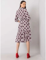 Šaty LK SK 508525.17 biele a červené