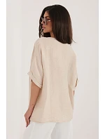 Košeľa s krátkym rukávom model 226471 Taliansko Moda