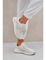 Sneakersy Damskie Big Star NN274A088 Jasnobeżowe