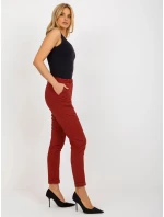 Dámske nohavice LK SP 507797.50P bordová - FPrice