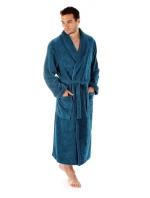 Unisex župan so šálovým golierom TAMPA 2149 6430 petrolejová - Vestis