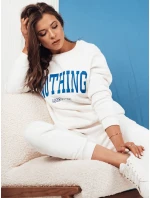 Dámska tepláková súprava NOTHING ecru FashionStreet AY0758 Dámska tepláková súprava NOTHING ecru FashionStreet AY0758