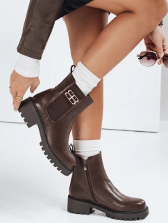 FashionStreet hnedé dámske topánky ZY1105