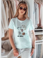 Dámske modré tričko LUMIFIT s pudlom FashionStreet RY2737
