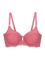 WILD PEONY FLORALE - Minimizer balconette: minimálne tvarovanie s hodvábnou čipkou Triumph