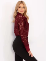 Dámska košeľa MI KS shirt C243.18 Bordeaux - FPrice