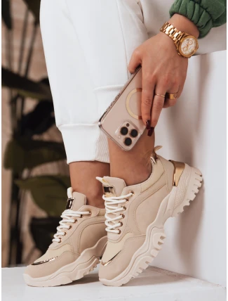 Dámske tenisky LIZZE beige FashionStreet ZY0457 Dámske tenisky LIZZE beige FashionStreet ZY0457