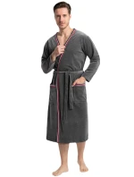 Pánsky župan Luna 854 Velour M-2XL