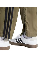Pánske nohavice adidas Essentials 3-Stripes Stanford Open Hem Pants olive JE6401