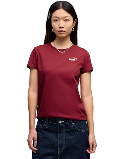 Dámske tričko Puma ESS Small No.1 Logo Tee(s) hnedé 682373 23