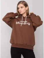 Mikina EM BL 651/1.21X tmavo hnedá