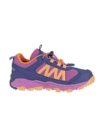 Trollkids Kids Tronfjell Hiker Low violet blue/mallow pink/papaya nepremokavé turistické topánky pre chlapcov/dievčatá (475-111)