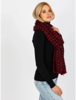Šál AT SZ 3710.88 čierna a červená