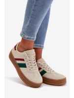 Dámské tenisky na platformě Béžové Janivelle