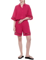 Dámska plážová košeľa 262732 4R338 01975 Cherry - Emporio Armani