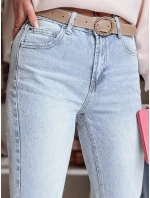 Dámske džínsové nohavice slim fit s opaskom NEOPASS modré FashionStreet UY2680 Dámske džínsové nohavice slim fit s opaskom NEOPASS modré FashionStreet UY2680