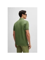 Pánska polokošeľa BOSS Pallas Open Green regular fit zelená (50468301-381)