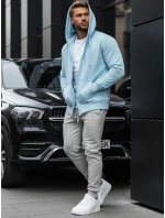 Pánska mikina s kapucňou modrá FashionStreet BX4246