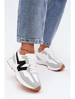 Dámske športové tenisky White-Grey Britma