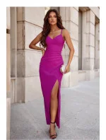 Dlhé šaty 208882 fuchsiová - With You Dlhé šaty 208882 fuchsiová - With You