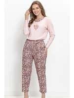 3622 DÁMSKE DLHÉ PYŽAMO PINKI M–XL 3622 DÁMSKE DLHÉ PYŽAMO PINKI M–XL