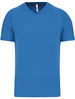 Kariban ProAct PA 476 Pánske športové tričko s výstrihom do V 20.P476 aqua blue Kariban ProAct PA 476 Pánske športové tričko s výstrihom do V 20.P476 aqua blue