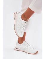 Skórzane Damskie Buty Sportowe Sneakersy Daniel Lopez Just Dare SS2D4042 Białe