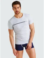 Pánske tričko 2pcs U92G10JR00A-HE90 bielošedá - Guess