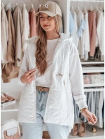 Dámska prechodná prešívaná vesta OLINVIA biela FashionStreet TY4886 Dámska prechodná prešívaná vesta OLINVIA biela FashionStreet TY4886