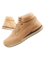 Puma ST Runner v4 Mid športové topánky pánske členkové tenisky hnedé Puma ST Runner v4 Mid športové topánky pánske členkové tenisky hnedé