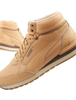 Puma ST Runner v4 Mid športové topánky pánske členkové tenisky hnedé