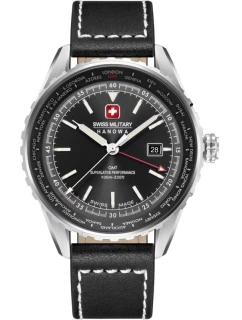 SWISS MILITARY HANOWA Afterburn GMT Pánske hodinky SMWGB0003201 + BOX