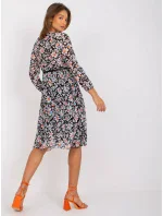 Šaty DHJ SK 10536A 1.80 čiernobielych