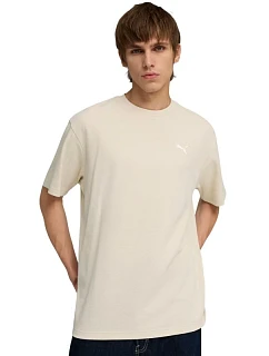Pánske tričko Puma ESS Elevated Relaxed Tee, béžové, 692018 87