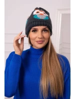 Dámska čiapka Ofelia K349 graphite