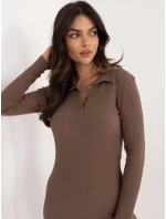 Šaty RV SK 9956.45 hnedé Šaty RV SK 9956.45 hnedé