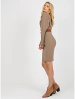 Dámske šaty TW SK BE BQ183 tmavo lila