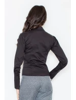 Košeľa Žaneta M012 Black - Figl