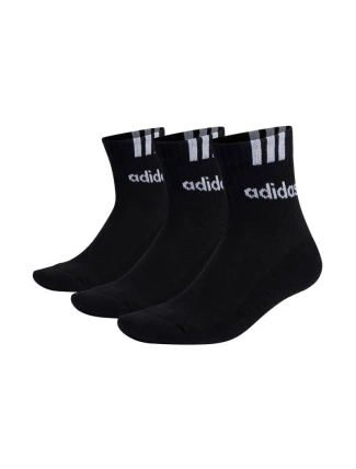 Adidas Cushioned 3-Stripes Linear Half-Crew ponožky IC1294