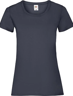 Fruit of the Loom Lady-Fit Valueweight T Dámske tričko 16.1372 tmavomodrá