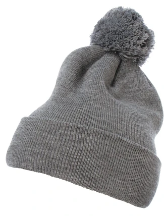 Flexfit 1501P Pletená čiapka s bambulou 55.501P heather grey Flexfit 1501P Pletená čiapka s bambulou 55.501P heather grey