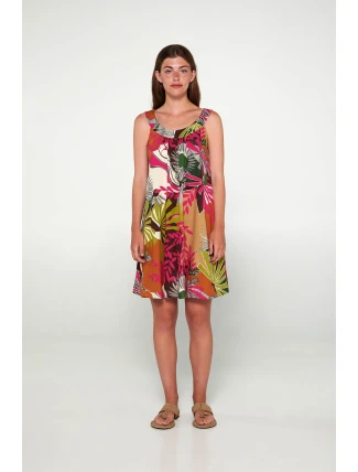 Vamp - Šaty bez rukávov s potlačou 20432 - Vamp