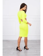 Dámsky set 9084 Neon yellow - K-Fashion