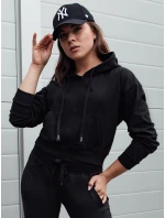 TRENDHOOD dámska mikina s kapucňou čierna FashionStreet BY1307