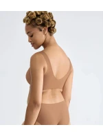 Dámska podprsenka ZERO Feel 2.0 Bralette - BROWN - hnedá 00CM - SLOGGI